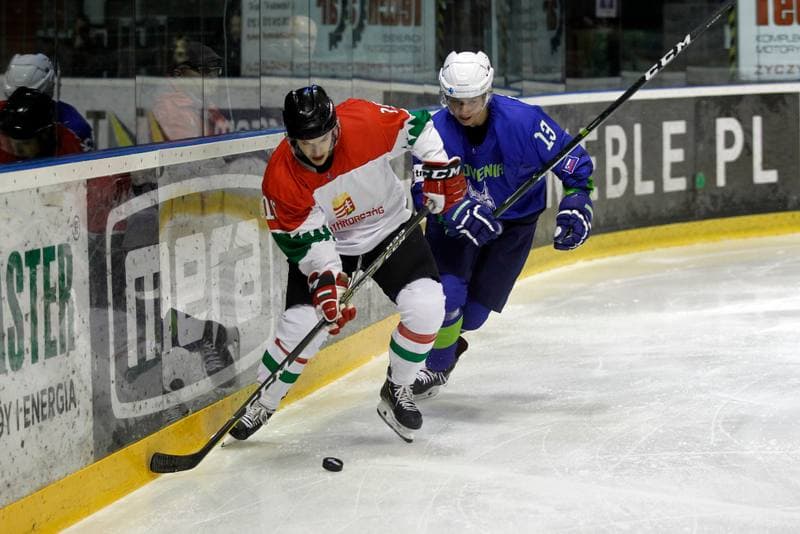 Ice Hockey. U20 World Championship Division 1B. Slovenia - Hungary. 12.12.2018