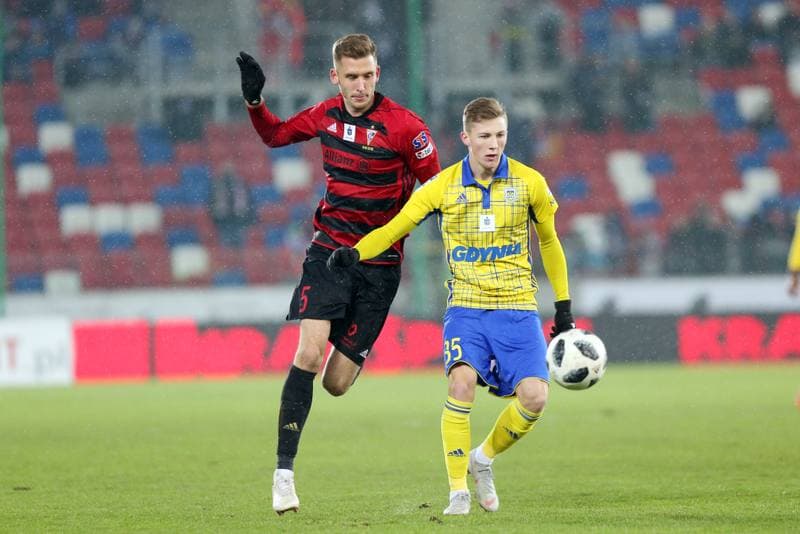 Football. Lotto Ekstraklasa. Gornik Zabrze - Arka Gdynia. 15.12.2018