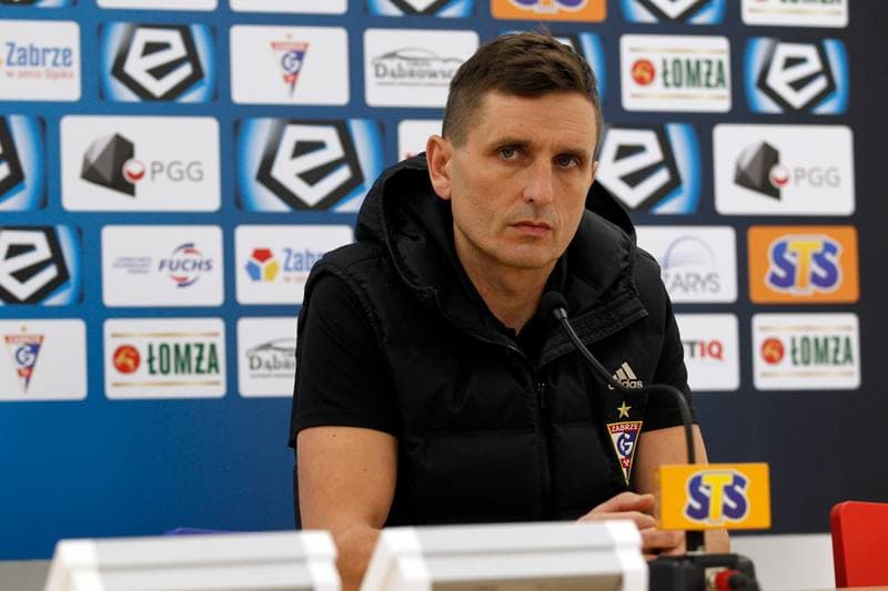 Football. Gornik Zabrze. Press Conference. 11.01.2019