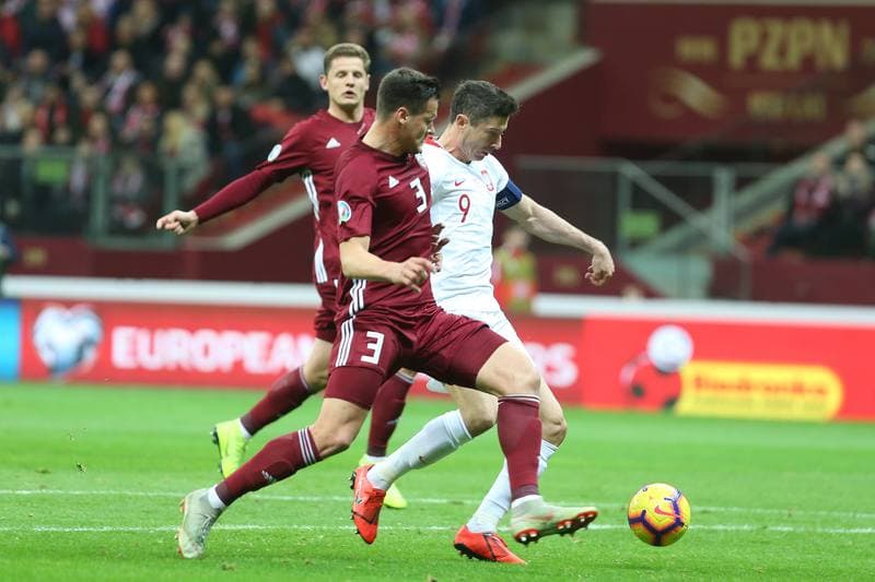 Football. Euro 2020 Qualifiers. Poland - Latvia. 24.03.2019