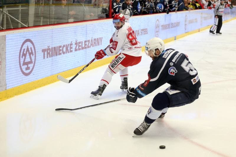 Ice Hockey. Tipsport Extraliga. Ocelari Trinec - Skoda Plzen. 04.04.2019