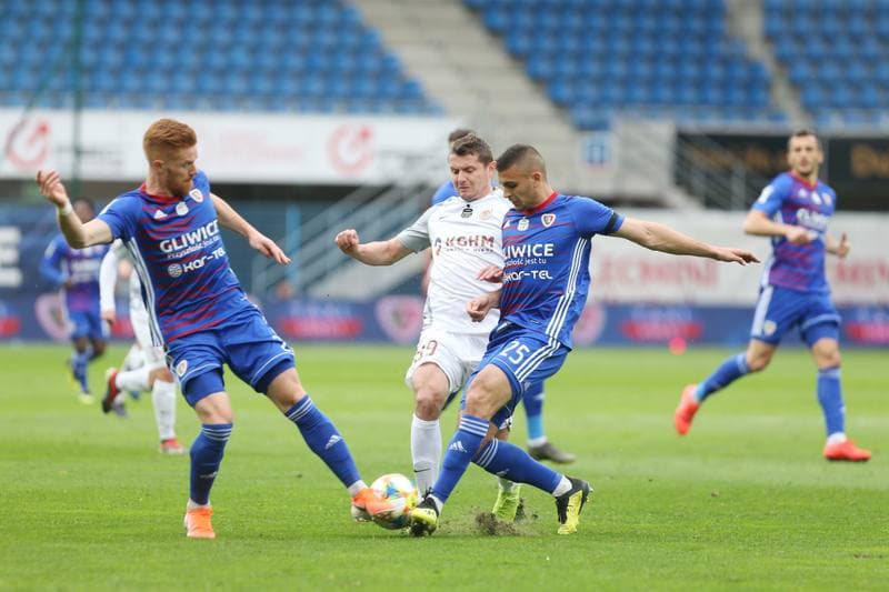 Football. Lotto Ekstraklasa. Piast Gliwice - Zaglebie Lubin. 23.04.2019