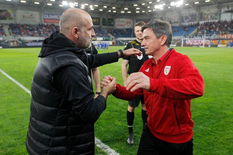 Football. Lotto Ekstraklasa. Piast Gliwice - Cracovia Krakow. 26.04.2019