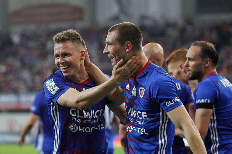 Football. Lotto Ekstraklasa. Piast Gliwice - Cracovia Krakow. 26.04.2019