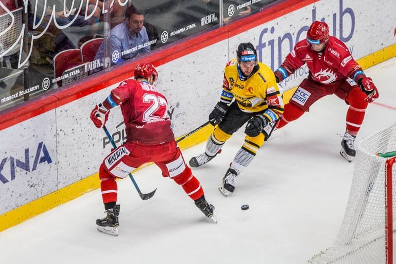 Ice Hockey. Tipsport Extraliga. Ocelari Trinec - Verva Litvinov. 14.09.2021