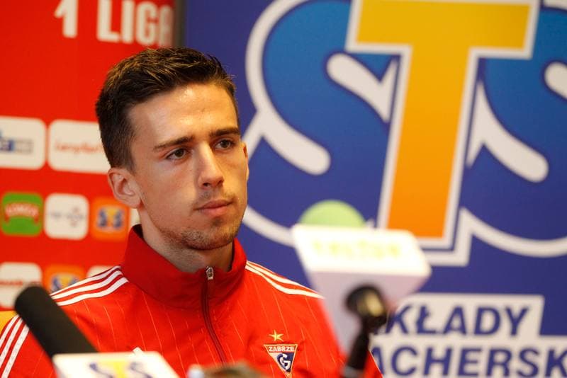 Football. Gornik Zabrze. Press Conference. 27.10.2016