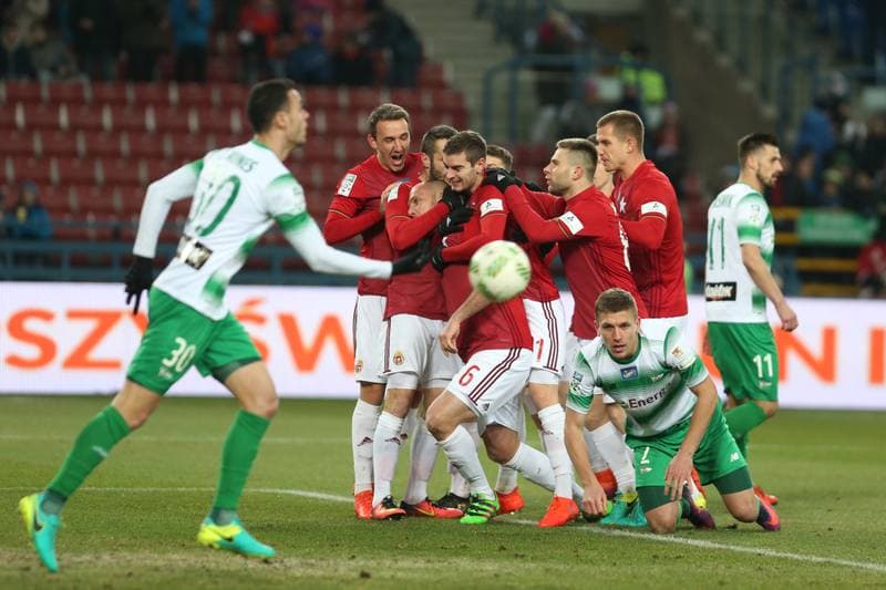 Football. Lotto Ekstraklasa. Wisla Krakow - Lechia Gdansk. 03.12.2016
