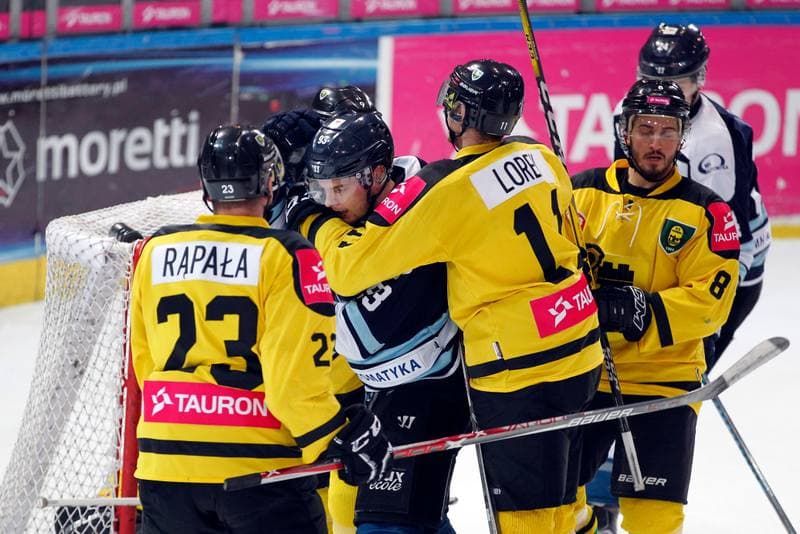Ice Hockey. Tauron Hokej Liga. Tauron KH GKS Katowice - MH Automatyka Gdansk. 10.01.2017