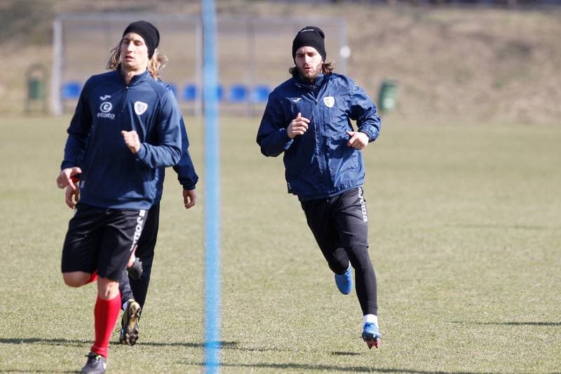 Football. Piast Gliwice. Training. 08.03.2017