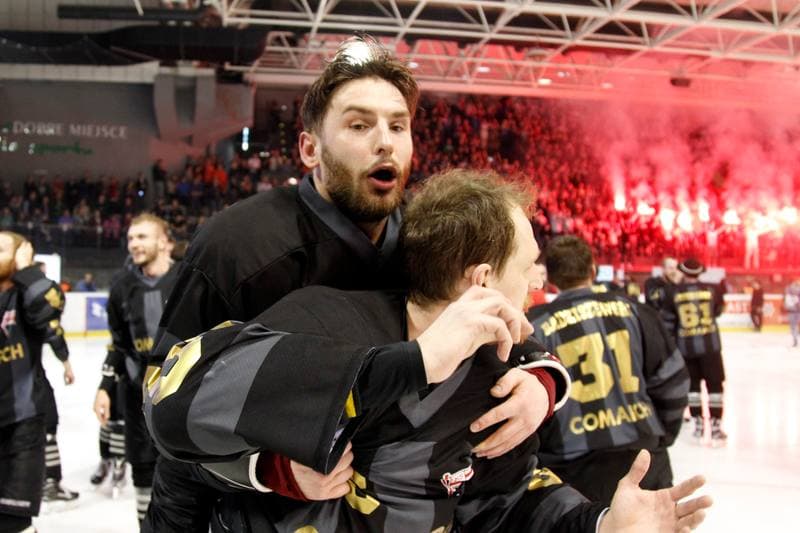 Ice Hockey. Polska Hokej Liga. GKS Tychy - Comarch Cracovia. 02.04.2017