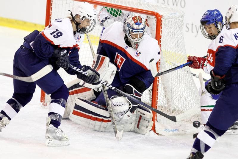 Ice Hockey. Women's World Championship. Slovakia - Italy. 09.04.2017