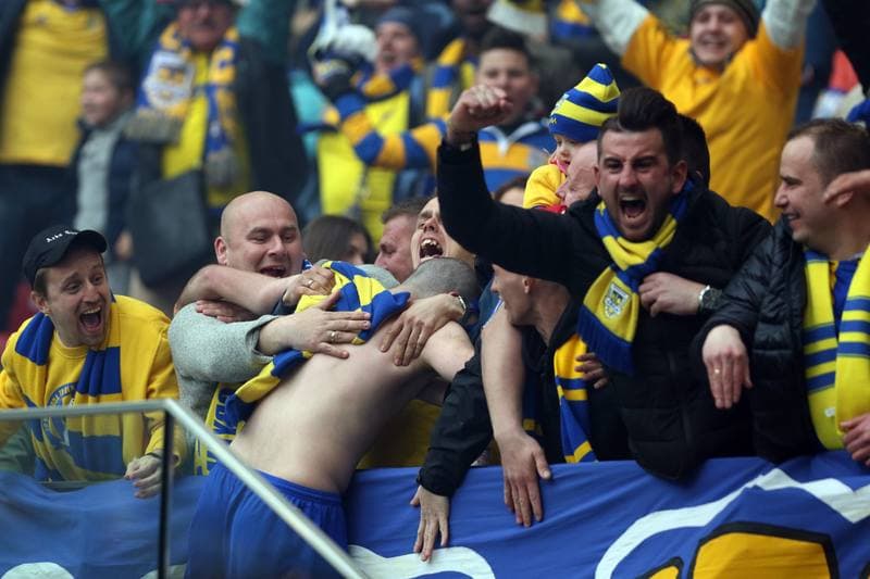 Football. Polish Cup. Lech Poznan - Arka Gdynia. 02.05.2017