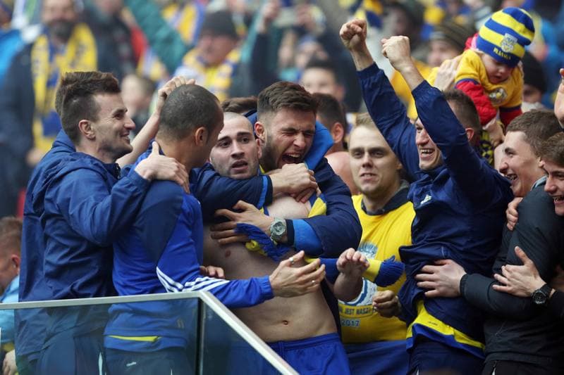 Football. Polish Cup. Lech Poznan - Arka Gdynia. 02.05.2017