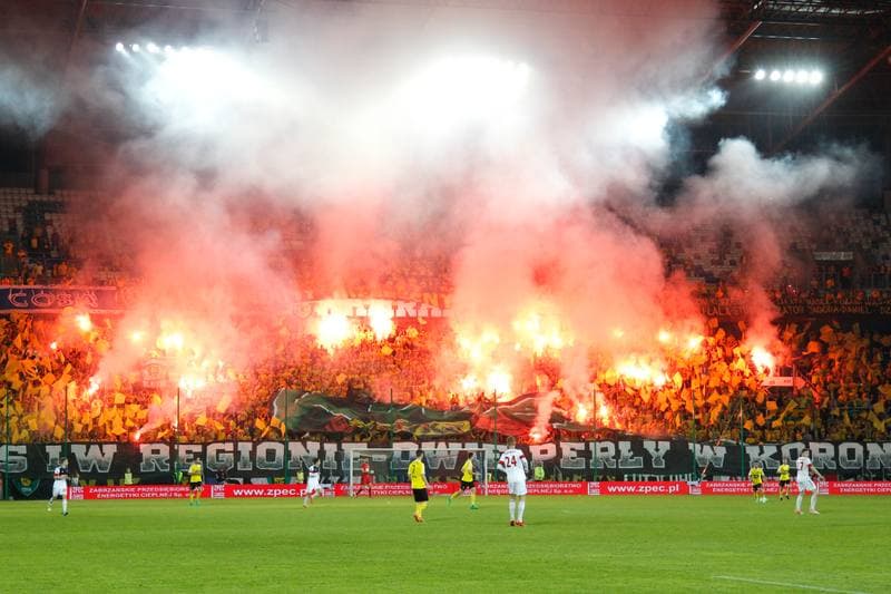 Football. Nice I Liga. Gornik Zabrze - GKS Katowice. 16.05.2017