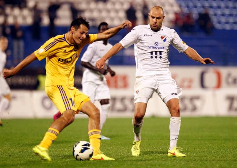 Football. SYNOT Liga. Banik Ostrava - Vysocina Jihlava. 17.10.2014