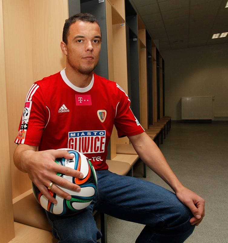 Football. Piast Gliwice. Dawid Janczyk. 04.11.2014