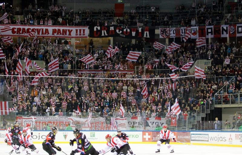 Ice Hockey. Polish Hockey Cup. Comarch Cracovia Krakow - Ciarko KH Sanok. 27.12.2014