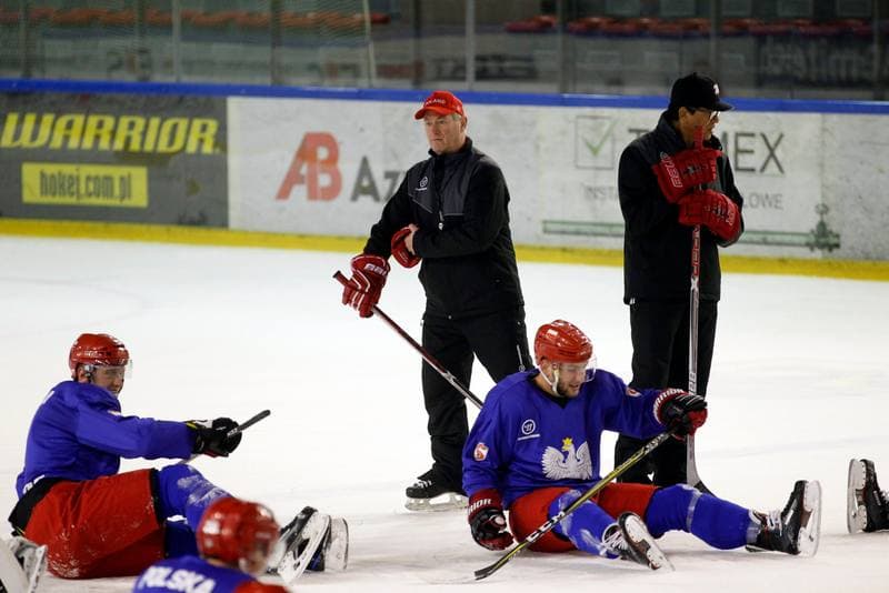 Ice Hockey. Poland national team. Training. 13.02.2018
