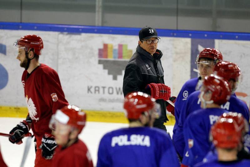Ice Hockey. Poland national team. Training. 13.02.2018