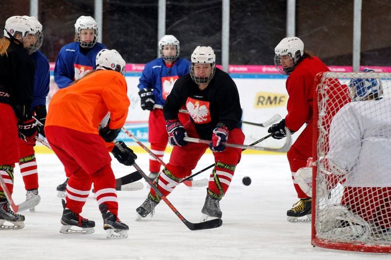 Ice Hockey. Poland national team. Training. 15.02.2018