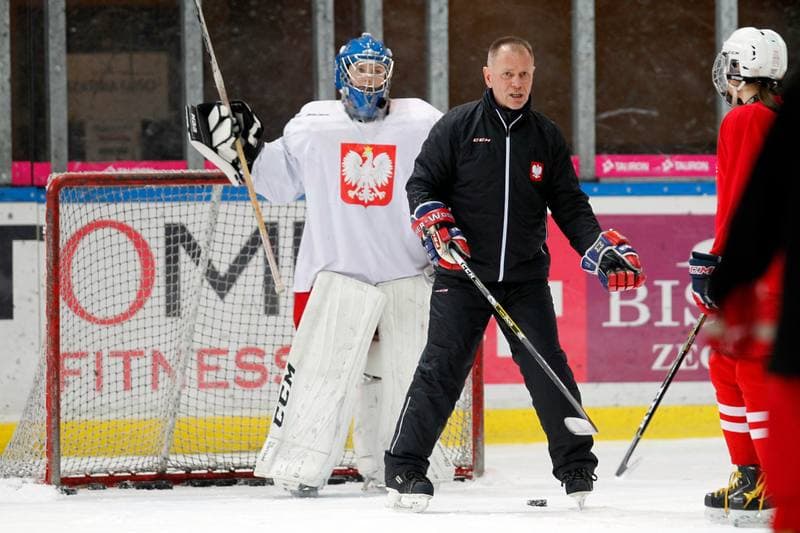 Ice Hockey. Poland national team. Training. 15.02.2018