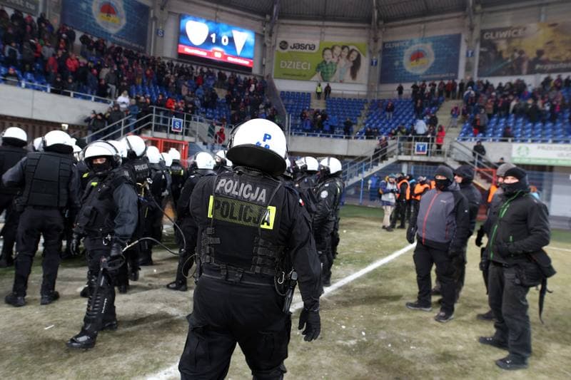 Football. Lotto Ekstraklasa. Piast Gliwice - Gornik Zabrze. 03.03.2018