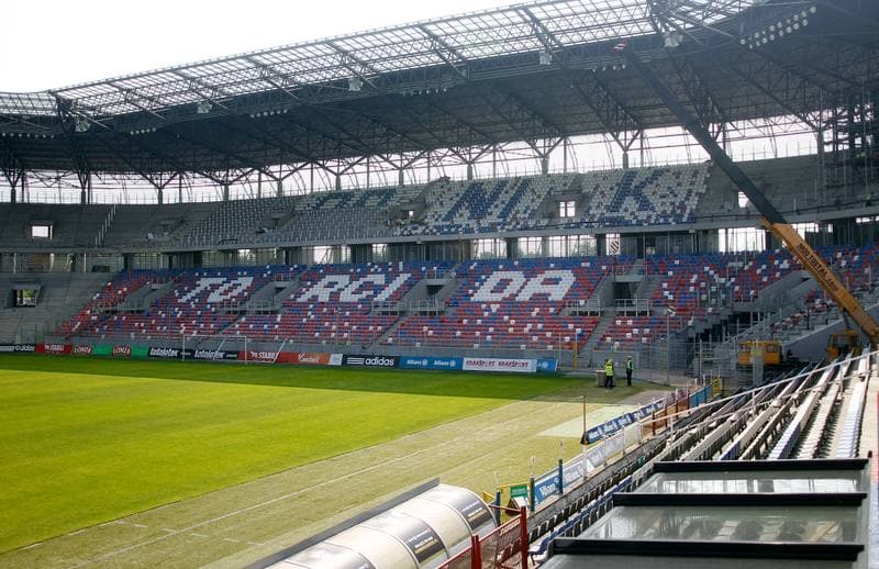 Football. Gornik Zabrze. Press Conference. 06.08.2015
