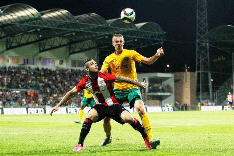 Football. UEFA Europa League. MSK Zilina - Athletic Club. 20.08.2015