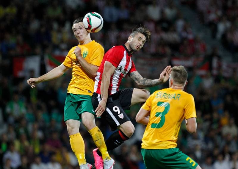 Football. UEFA Europa League. MSK Zilina - Athletic Club. 20.08.2015