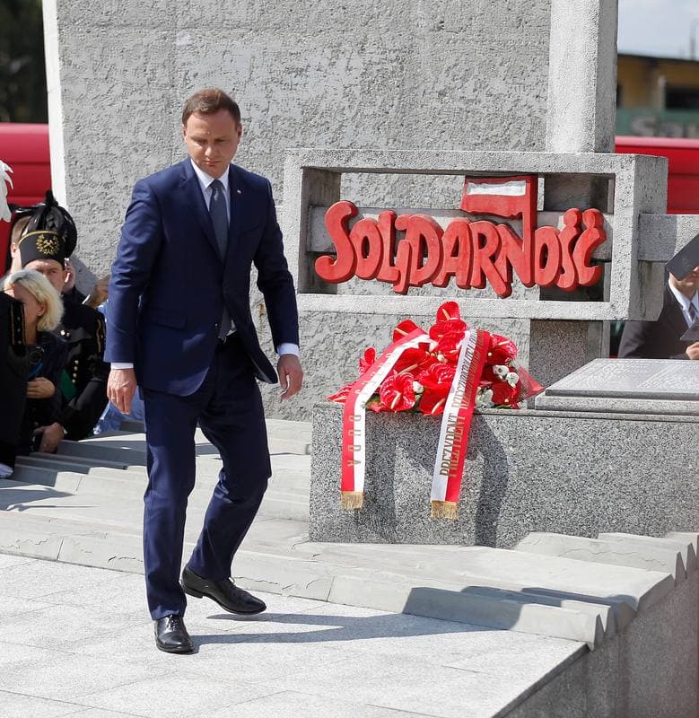 Celebration of the 35th Anniversary of the Jastrzebie Agreement. Jastrzebie-Zdroj. 03.09.2015