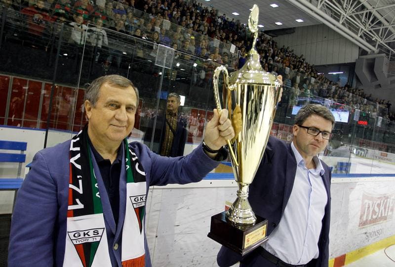 Ice Hockey. Polish Supercup. GKS Tychy - Cracovia Krakow. 04.09.2015