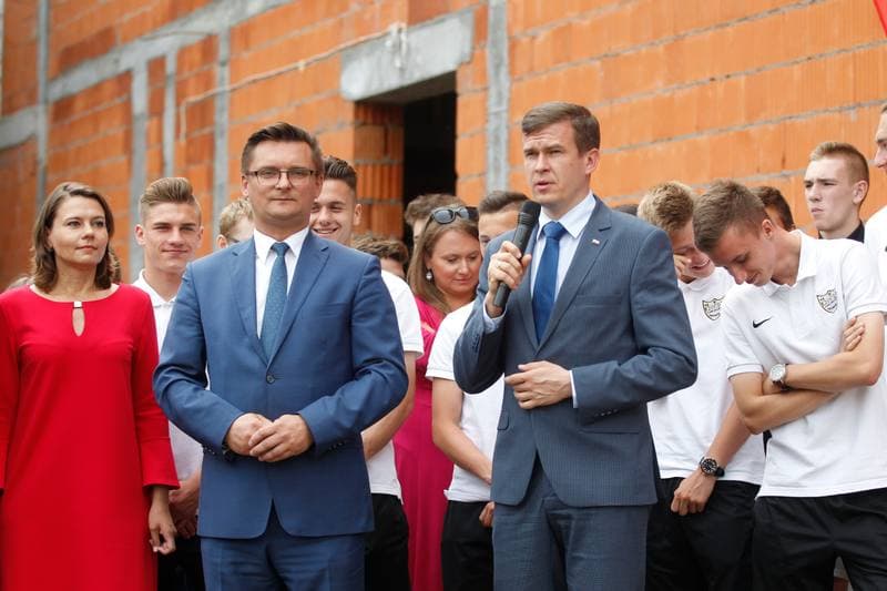 Football. Katowice. Press Conference. 11.05.2018