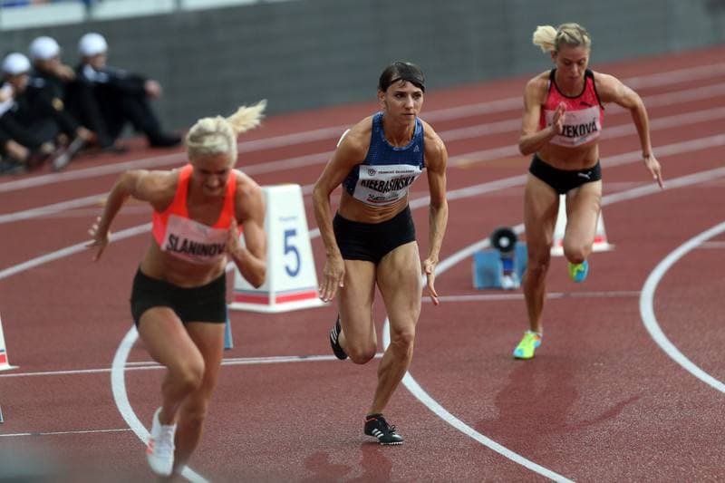Athletics. IAAF Golden Spike Ostrava. Mike Rodgers - Justin Gatlin - Ben Meite. 13.06.2018