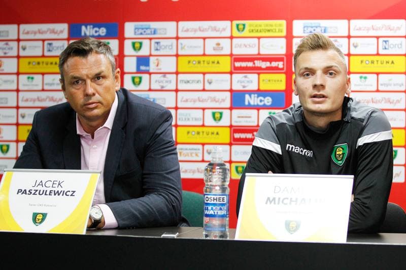 Football. GKS Katowice. Press Conference. 21.06.2018
