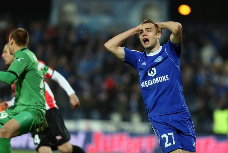 Football. Ekstraklasa. Ruch Chorzow - Cracovia Krakow. 02.03.2016