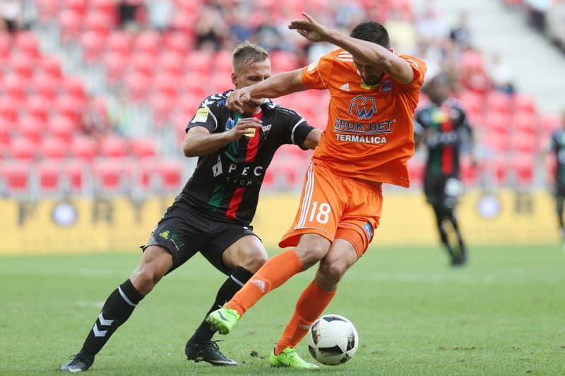 Football. Fortuna I Liga. GKS Tychy - Bruk-Bet Termalica Nieciecza. 11.08.2018