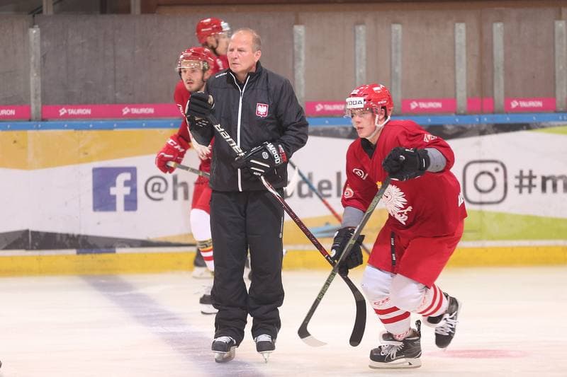 Ice Hockey. Poland national team. Training. 20.08.2018