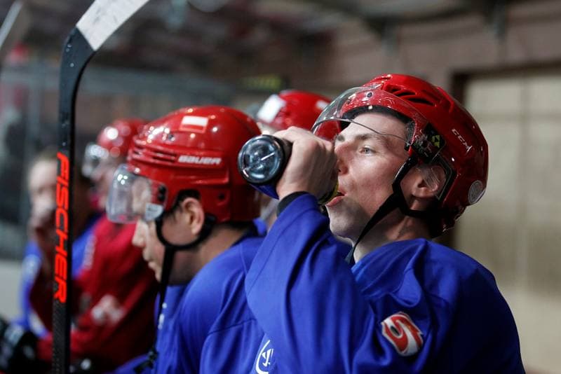Ice Hockey. Poland national team. Training. 21.08.2018
