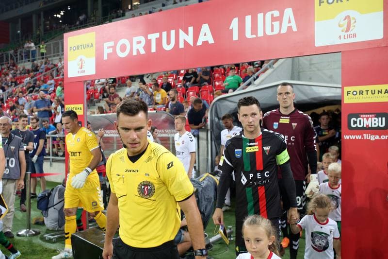 Football. Fortuna I Liga. GKS Tychy - Garbarnia Krakow. 22.08.2018