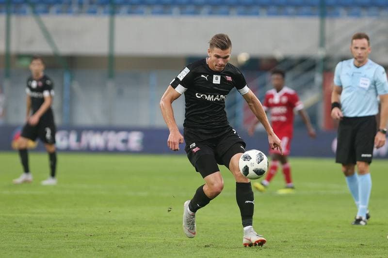 Football. PKO BP Ekstraklasa. Piast Gliwice - Cracovia Krakow. 24.08.2018