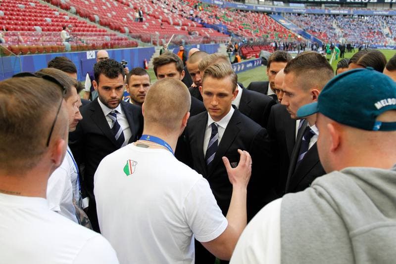Football. Polish Cup Final. Lech Poznan - Legia Warsaw. 02.05.2016