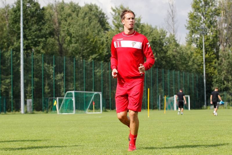 Football. Zaglebie Sosnowiec. Training. 06.09.2018