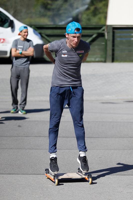 Ski Jumping. Poland national team. Training. 12.05.2016