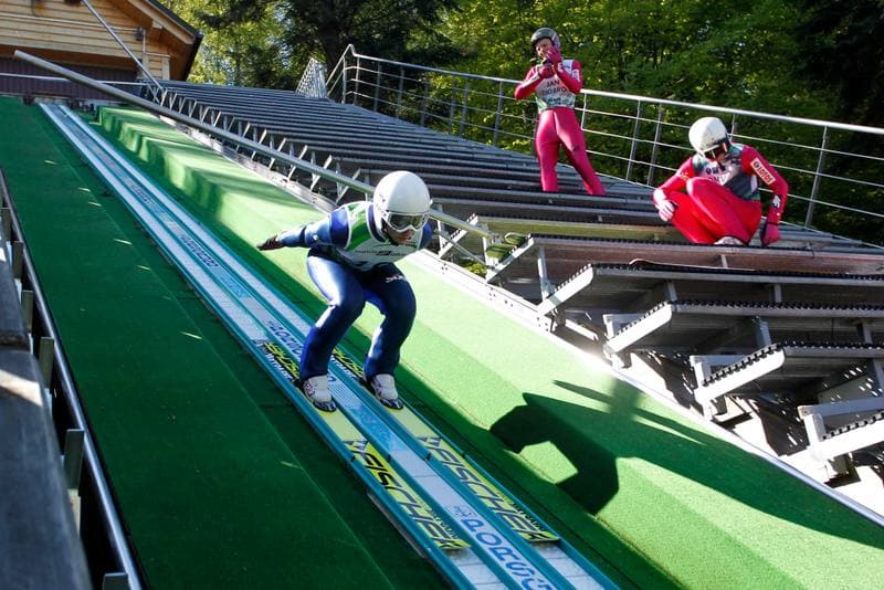 Ski Jumping. Poland national team. Training. 12.05.2016