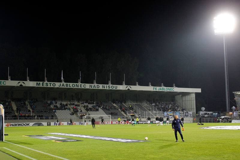 Football. UEFA Europa League. FK Jablonec - Dynamo Kyiv. 04.10.2018