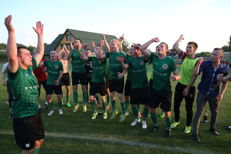 Football. Playoff for III Liga. Unia Turza Slaska - Gwarek Tarnowskie Gory. 22.06.2016