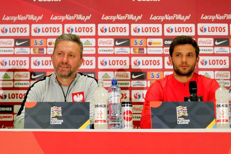Football. Poland national team. Press Conference. 10.10.2018