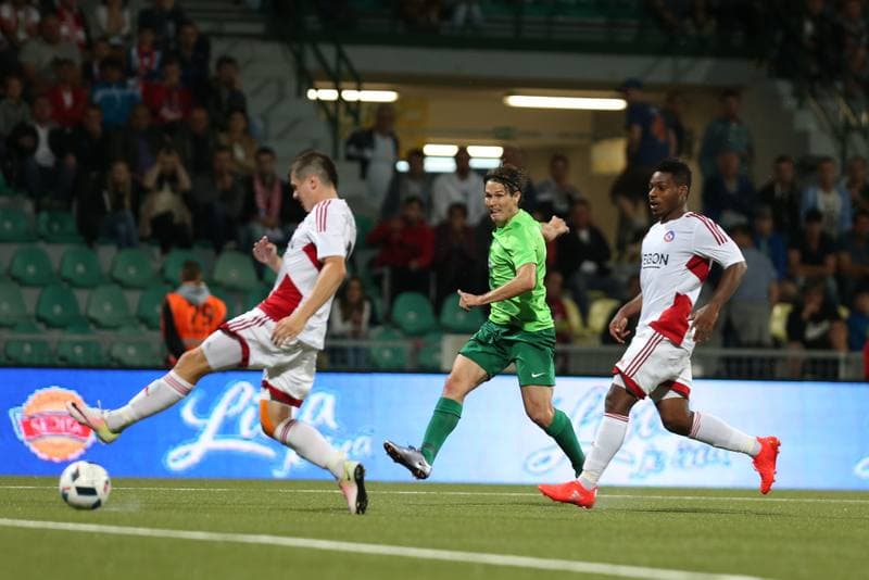 Football. Champions League. AS Trencin - Olimpija Ljubljana. 20.07.2016