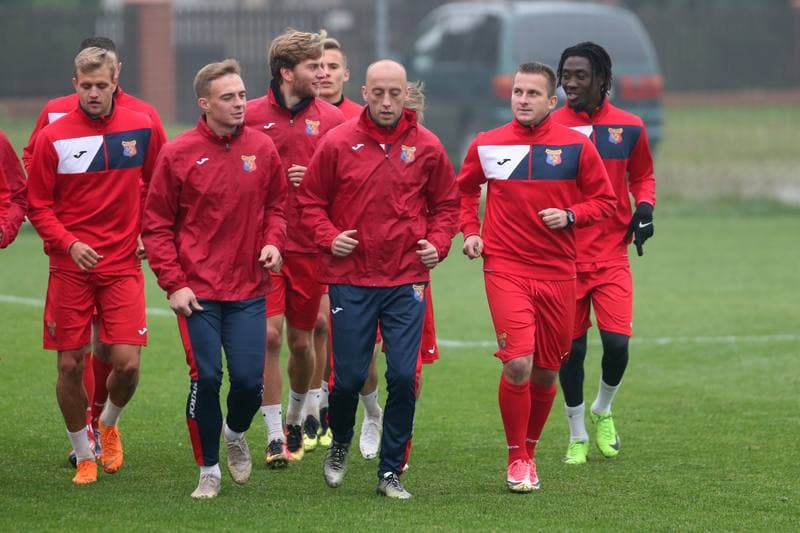 Football. APN Odra Wodzislaw Slaski. Training. 19.10.2018