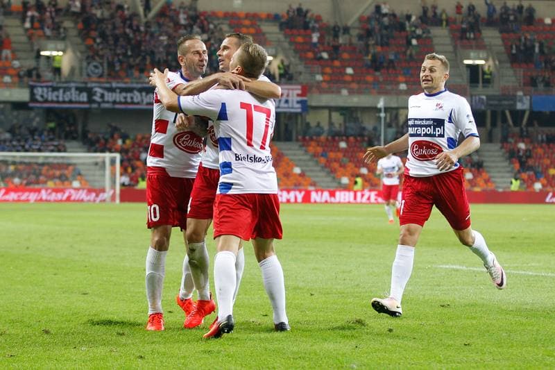 Football. I Liga. Podbeskidzie Bielsko-Biala - Wigry Suwalki. 12.08.2016